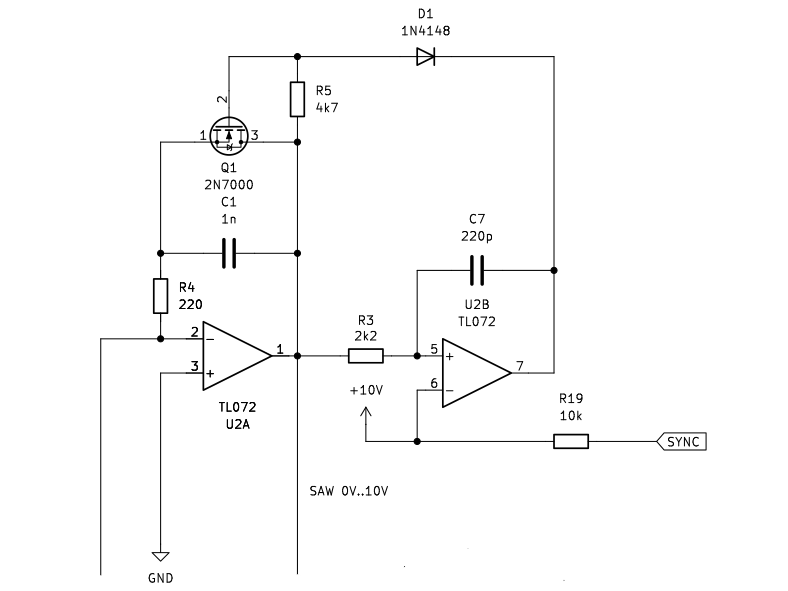 Schematics VCO core