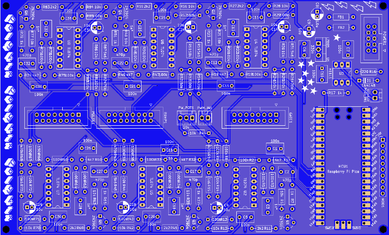 Raspberry Pi Pico DCO PCB