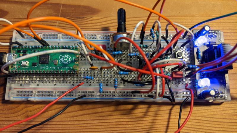 Prototype of the Raspberry Pi Pico DCO
